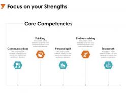 Focus on your strengths problem solving a722 ppt powerpoint presentation outline designs