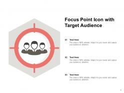 Focus point target audience arrow picture customer