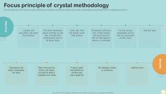Focus Principle Of Crystal Methodology Crystal Agile Framework