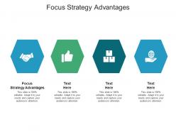 Focus strategy advantages ppt powerpoint presentation model graphics template cpb