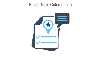 Focus Topic Colored Icon In Powerpoint Pptx Png And Editable Eps Format