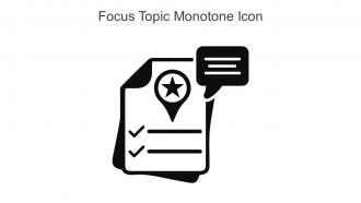 Focus Topic Monotone Icon In Powerpoint Pptx Png And Editable Eps Format