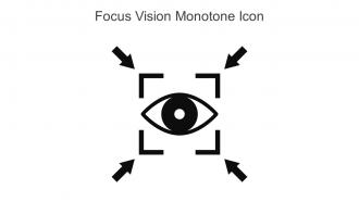Focus Vision Monotone Icon In Powerpoint Pptx Png And Editable Eps Format