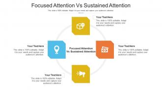 Focused Attention Vs Sustained Attention Ppt Powerpoint Presentation Summary Shapes Cpb