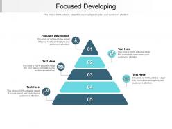 Focused developing ppt powerpoint presentation infographic template vector cpb