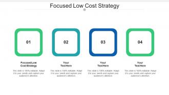 Focused low cost strategy ppt powerpoint presentation summary professional cpb