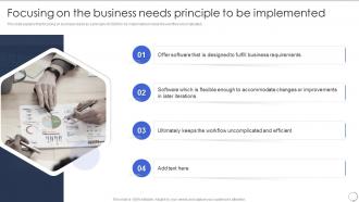 Focusing On The Business Needs Principle To Be Implemented Dsdm Process