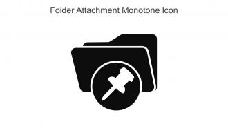 Folder Attachment Monotone Icon In Powerpoint Pptx Png And Editable Eps Format