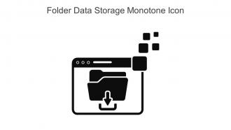 Folder Data Storage Monotone Icon In Powerpoint Pptx Png And Editable Eps Format