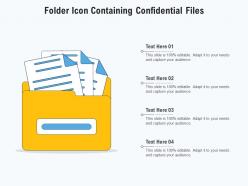 Folder icon containing confidential files