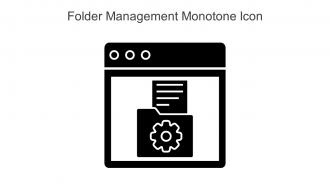 Folder Management Monotone Icon In Powerpoint Pptx Png And Editable Eps Format