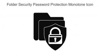 Folder Security Password Protection Monotone Icon In Powerpoint Pptx Png And Editable Eps Format