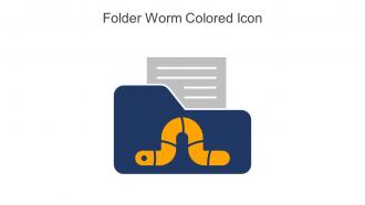 Folder Worm Colored Icon In Powerpoint Pptx Png And Editable Eps Format
