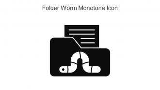 Folder Worm Monotone Icon In Powerpoint Pptx Png And Editable Eps Format