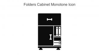 Folders Cabinet Monotone Icon In Powerpoint Pptx Png And Editable Eps Format