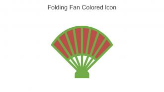 Folding Fan Colored Icon In Powerpoint Pptx Png And Editable Eps Format