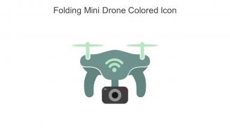 Folding Mini Drone Colored Icon In Powerpoint Pptx Png And Editable Eps Format