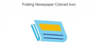 Folding Newspaper Colored Icon In Powerpoint Pptx Png And Editable Eps Format