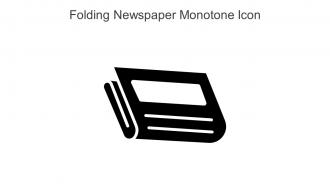 Folding Newspaper Monotone Icon In Powerpoint Pptx Png And Editable Eps Format