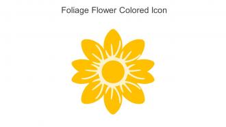 Foliage Flower Colored Icon In Powerpoint Pptx Png And Editable Eps Format