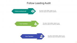 Follow leading audit ppt powerpoint presentation gallery deck cpb