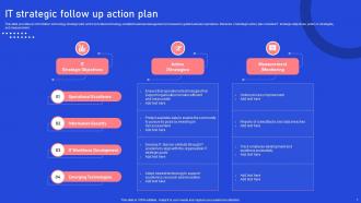 Follow Up Action Plan It Powerpoint Ppt Template Bundles Good Compatible