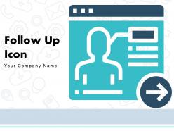 Follow Up Icon Arrows Indicator Performance Review Marketing Campaign