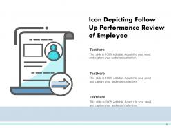 Follow Up Icon Arrows Indicator Performance Review Marketing Campaign