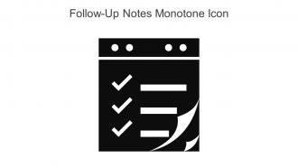 Follow Up Notes Monotone Icon In Powerpoint Pptx Png And Editable Eps Format
