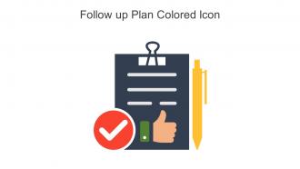 Follow Up Plan Colored Icon In Powerpoint Pptx Png And Editable Eps Format