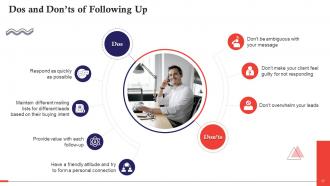 Follow Up Stage In Sales Process Training Ppt Attractive Slides