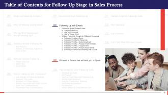 Follow Up Stage In Sales Process Training Ppt Graphical Slides