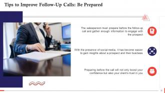 Follow Up Stage In Sales Process Training Ppt Downloadable Idea