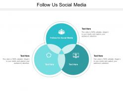 Follow us social media ppt powerpoint presentation inspiration maker cpb