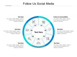 Follow us social media ppt powerpoint presentation professional graphics download cpb