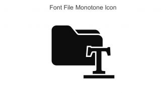 Font File Monotone Icon In Powerpoint Pptx Png And Editable Eps Format