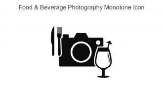 Food And Beverage Photography Monotone Icon In Powerpoint Pptx Png And Editable Eps Format