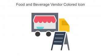 Food And Beverage Vendor Colored Icon In Powerpoint Pptx Png And Editable Eps Format