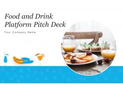 Food and drink platform pitch deck ppt template