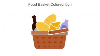 Food Basket Colored Icon In Powerpoint Pptx Png And Editable Eps Format