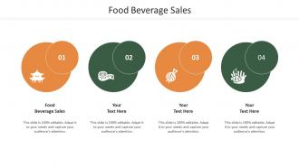 Food Beverage Sales Ppt Powerpoint Presentation Icon Pictures Cpb