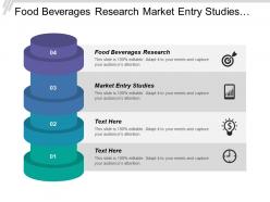 Food beverages research market entry studies competitor profiles