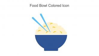 Food Bowl Colored Icon In Powerpoint Pptx Png And Editable Eps Format