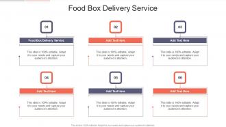 Food Box Delivery Service In Powerpoint And Google Slides Cpb