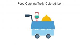 Food Catering Trolly Colored Icon In Powerpoint Pptx Png And Editable Eps Format