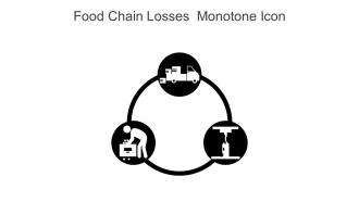Food Chain Losses Monotone Icon In Powerpoint Pptx Png And Editable Eps Format