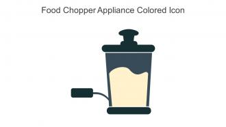 Food Chopper Appliance Colored Icon In Powerpoint Pptx Png And Editable Eps Format