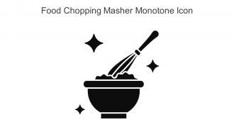 Food Chopping Masher Monotone Icon In Powerpoint Pptx Png And Editable Eps Format