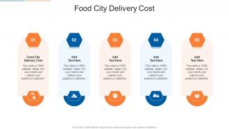 Food City Delivery Cost In Powerpoint And Google Slides Cpb