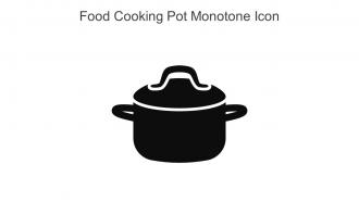 Food Cooking Pot Monotone Icon In Powerpoint Pptx Png And Editable Eps Format